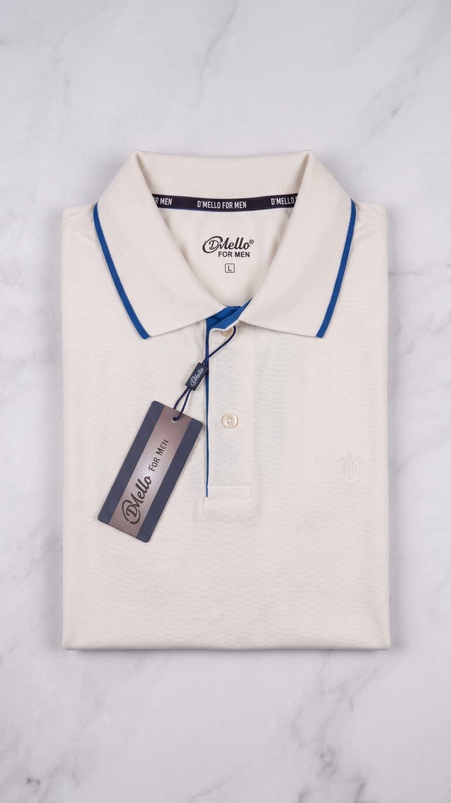 Camiseta gola polo 100% algodão