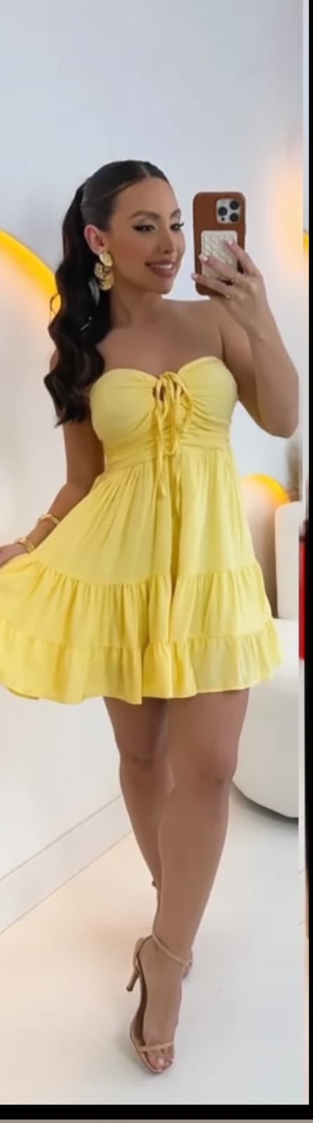 Vestido curto Aurora