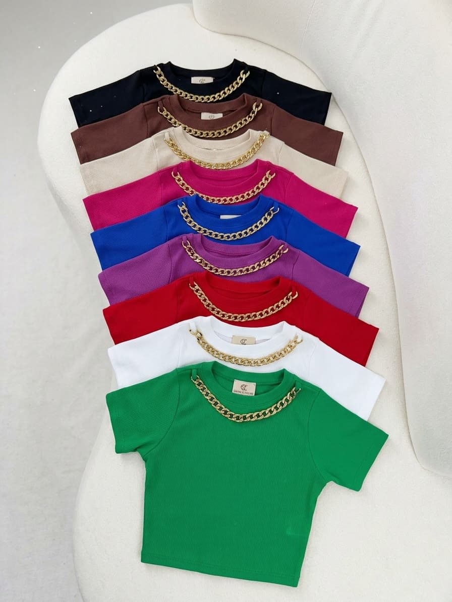 Blusa colar no suplex